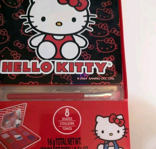 Hello Kitty Townley Eyeshadow Palette with Mirror Brush 8 Shades - Picture 5 of 6