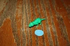 Vintage MPC Green Ceratogaulus (Large Horned Rodent) Dinosaur - Marx, Winneco