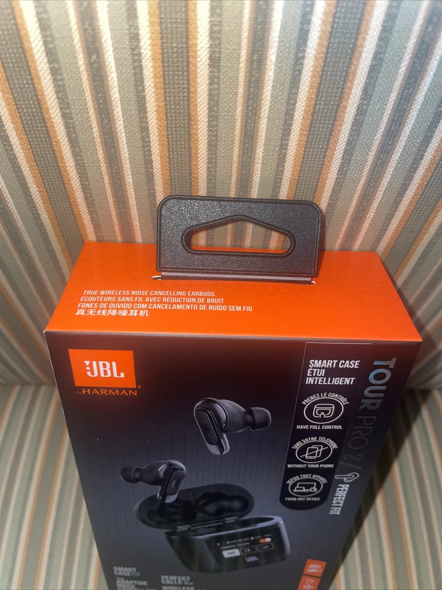 JBL TOUR PRO2 Wireless Earphones Black Noise Canceling Touch Display Upgrade ver