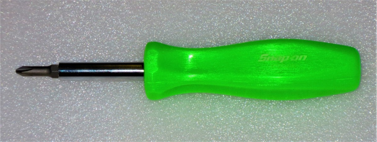 NEW* Snap-on Reversible Screwdriver SDDD41G *4 BITS* GREEN HARD