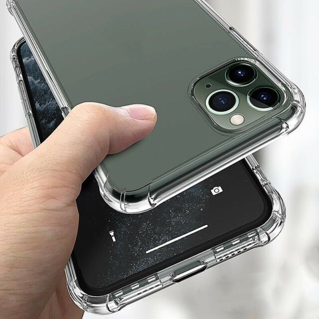 Clear Bumper Case for Apple iPhone 11 (6.1) Shockproof Soft TPU Silicone