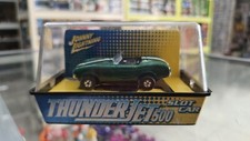 Johnny Lightning Thunder Jet 500 Slot Car AC Cobra "Snake Eyes" Green White