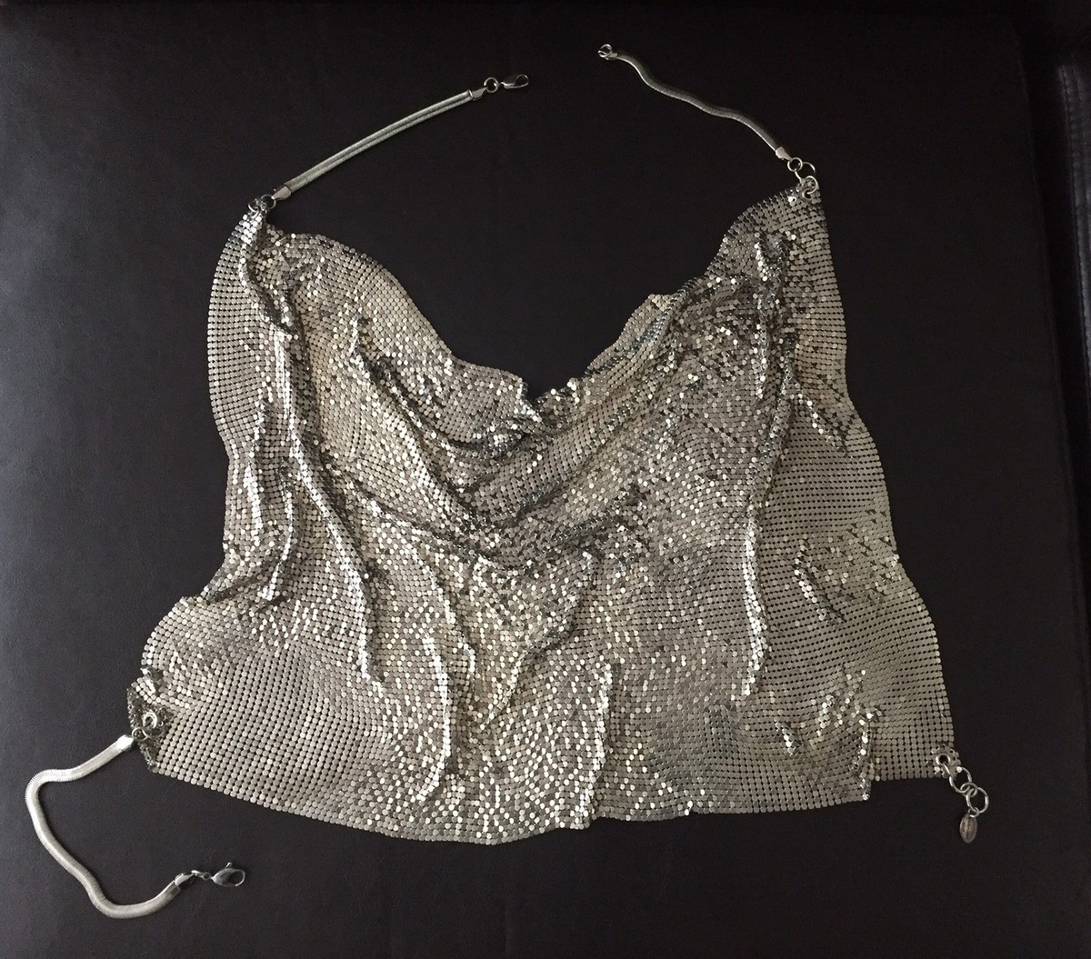 Rabanne メタルスパンコールトップ ICONIC PACO RABANNE Metal Mesh Top | eBay