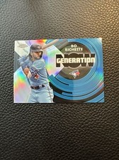 2022 Topps Series 1 BO BICHETTE Generation Now #GN-29 Toronto Blue Jays