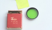 Leica Ernst Leitz Wetzlar E36 A36 36mm Green G1 Filter for Black White