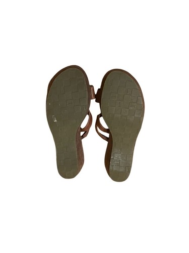 CAMPER Sandalias Cuña Plataforma Tiras Marrón Mules Toboganes 37 - Imagen 4 de 6