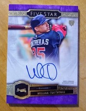 2021 TOPPS FIVE STAR PURPLE WILLIAM CONTRERAS ROOKIE AUTOGRAPH RC AUTO /50 🔥🔥