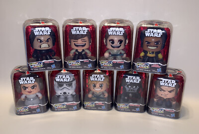 Disney Star Wars Mighty Mugs Action Figures by Hasbro Set Of