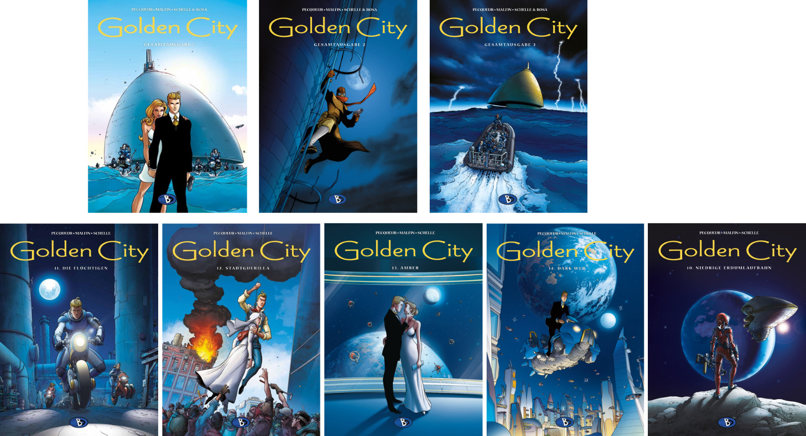 Thumbnail - Golden City 10-14 / Gesamtausgabe 1-3 (comic Aus Liste Wählen) Bunte