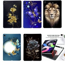 For Samsung Galaxy Tab Case Painted TPU Soft Shockproof Protect Cover Back Shell