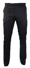 Men's Black Satin Trousers Tuxedo Formal TruClothing