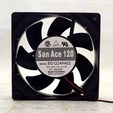 Sanyo 9G1224H402 12025 DC24V 0.17A 12CM 2-Wire Cooling Fan