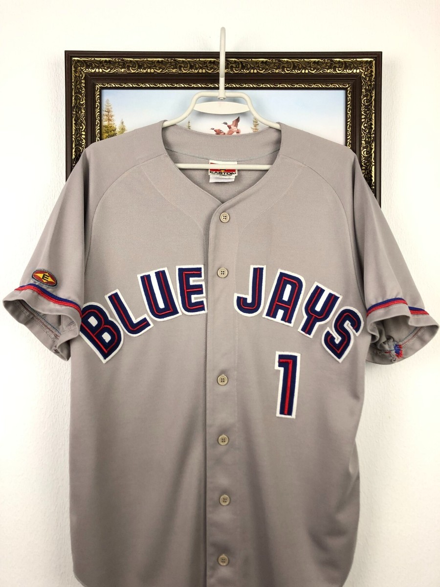 Vintage 90's Toronto Blue Jays Jersey MLB Shirt Mens Spell Out