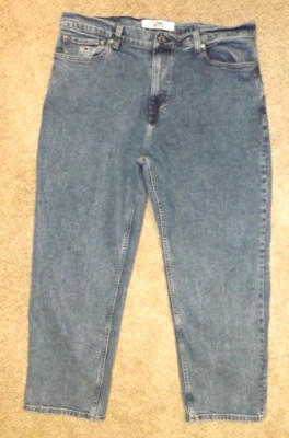 Tommy Hilfiger Men's Ethan Relaxed Straight Jeans Tommy Jeans Medium Wash 36x30