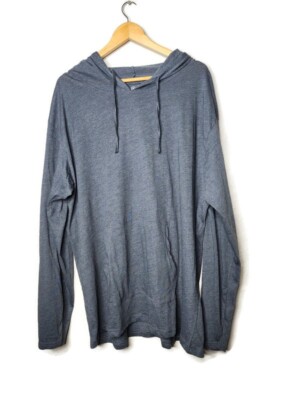RealEssentials Lightweight Charcoal Grey Hoodie Size XXL