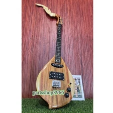 Electric Harp Guitar Phin Handmade Work Exquisite Head Craft Musical Padauk Wood