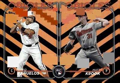 2024 Topps Update #US315 David Bañuelos / Matt Krook RCOM Holiday