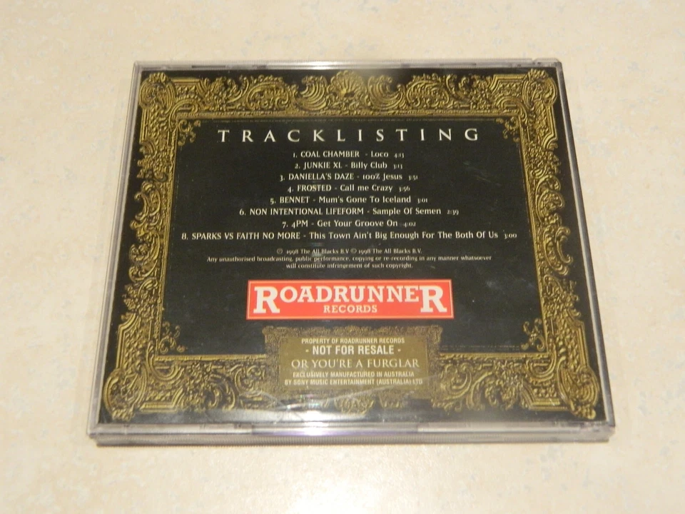 Различные The Roadrunner Records 1998 Первая Четверть Музыкальный Компаньон CD EP Промо - Изображение 3 из 3