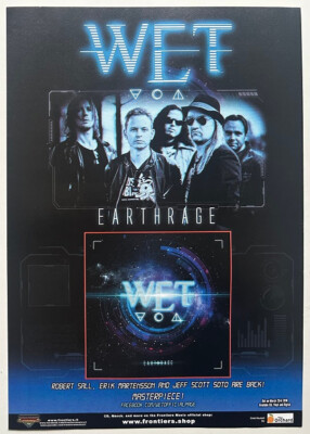 W.E.T. - EARTHRAGE 2018 Full page UK magazine ad