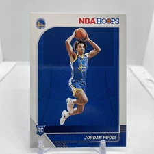 2019-20 NBA Hoops Jordan Poole Rookie Card RC #223 Golden State Warriors