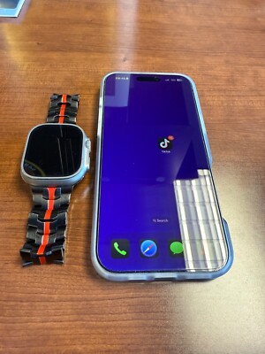 Tik tok Apple iPhone 16 Pro Max - 512 GB - White (T-Mobile) With Apple Watch!