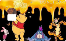 Winnie The Pooh And Friends Honey Drip Debit / Credit Card Skin Sticker Decal