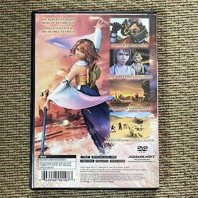Final Fantasy X PS2 PlayStation 2 Black Label + Reg Card Final Fantasy X PS2 PlayStation 2 Black Label + Reg Card