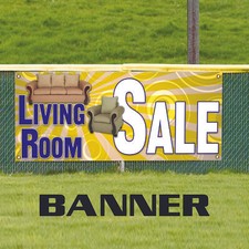 Living Room Sale Vinyl Banner Furniture Stores Business Advertising Banner Sign
