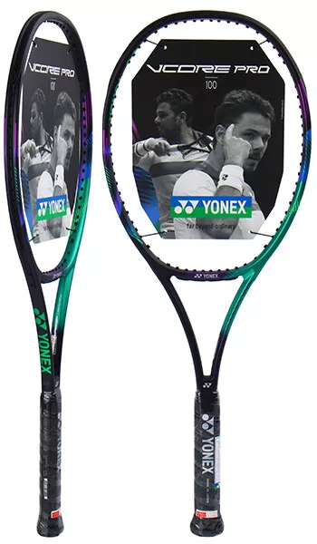 Yonex VCORE Pro 100 (GPU) Tennis Racquet Racket Court 100sq 300g ...