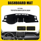 DASH COVER MAT DASHBOARD PAD FOR Toyota RAV4 2019-2024 Black Accessories USA ED