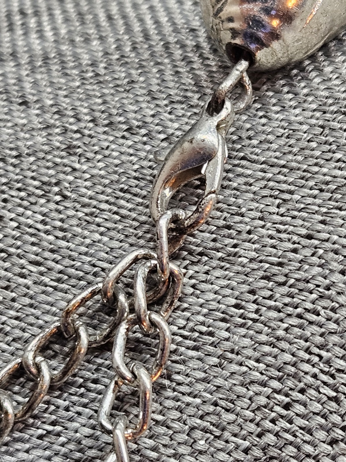 Vintage Silver Tone Multi Beaded Multi Strand Aqu… - image 6