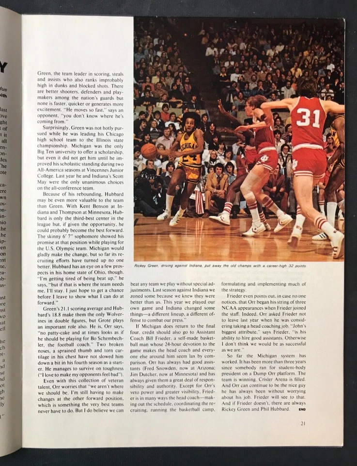 February 14th 1977 Sports Illustrated Mag. NBA Lakers w/Kareem Abdul-Jabbar VTG! - Image 2 of 3