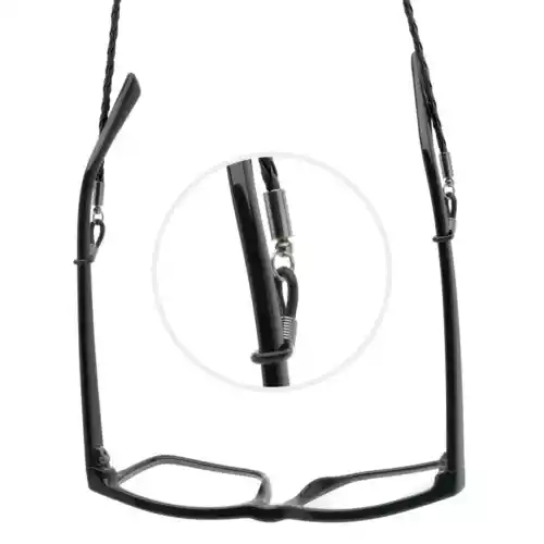 Brillenkette Aus Pu-Leder Mit Kordelzug Zum Lesen Von Sonnenbrillen 艹 - Bild 4 von 20