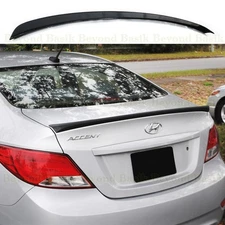 For 2012 13 14 15 16 2017 Hyundai Accent GLOSS BLACK Factory Style Spoiler Wing