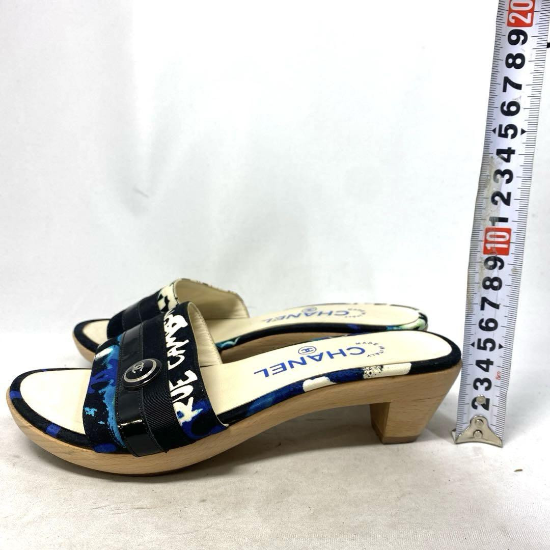 Chanel Mules Sandals Multicolor With Coco Mark Size 34 US About4 For Women thumbnail 21