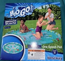 NEW Bestway H2OGo! Water Sprinkler Underwater Splash Pad Spray Toddler 65”