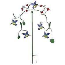 Continental Art Center 250114 Mobile Balancing Blue Hummingbird Kinetic Wind ...