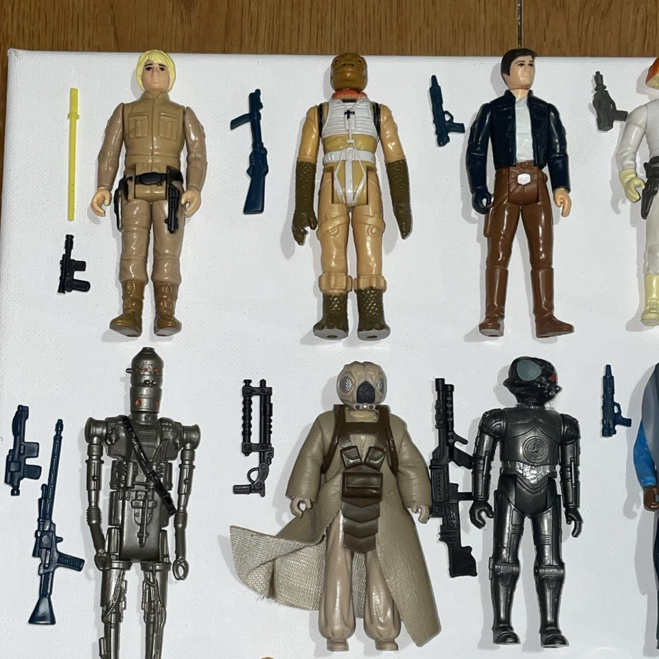 Lote De Colección De 25 Figuras De Acción Kenner Star Wars Empire Strikes Back Años 80 Foto 4 de 4