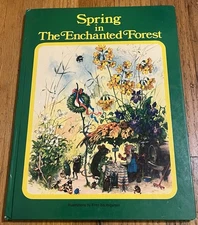 SPRING IN THE ENCHANTED FOREST : by Fritz Baumgarten : vintage
