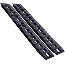 Pair 6600 Lbs Load Aluminum Ramps 84x14 Inch Non-Slip