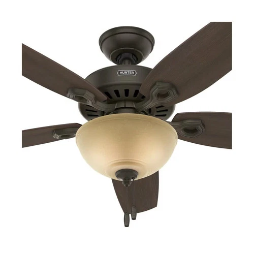 Hunter Fan Builder Deluxe Ceiling Fan 52In Bronze Brazilian Cherry - Picture 7 of 8