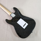 ST Electric Guitar Mahogany Body Pearl Pickguard Maple Neck Metallic Black — photo 4