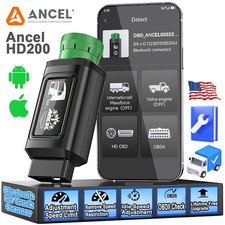 ANCEL HD200 Heavy Duty Truck Scanner Speed Limit Reset for Cummins Caterpillar