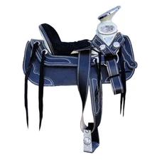 14" Montura Acero Inoxidable Charro Saddle