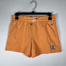 Champion Girls Size XL 14/16 Orange Elastic Waist Pull-On Knit Shorts