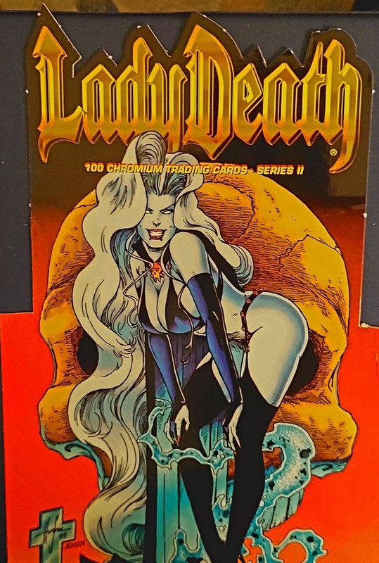 1994 Lady Death Chromium Cards Complete Set in Ring Binder Excellent Condition 