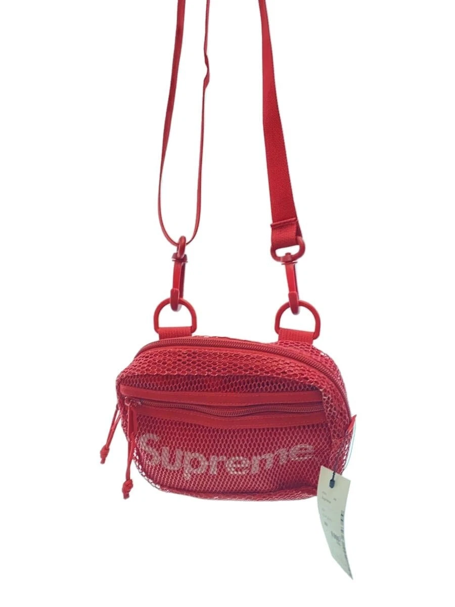 Sac à bandoulière Supreme polyester ROUGE uni