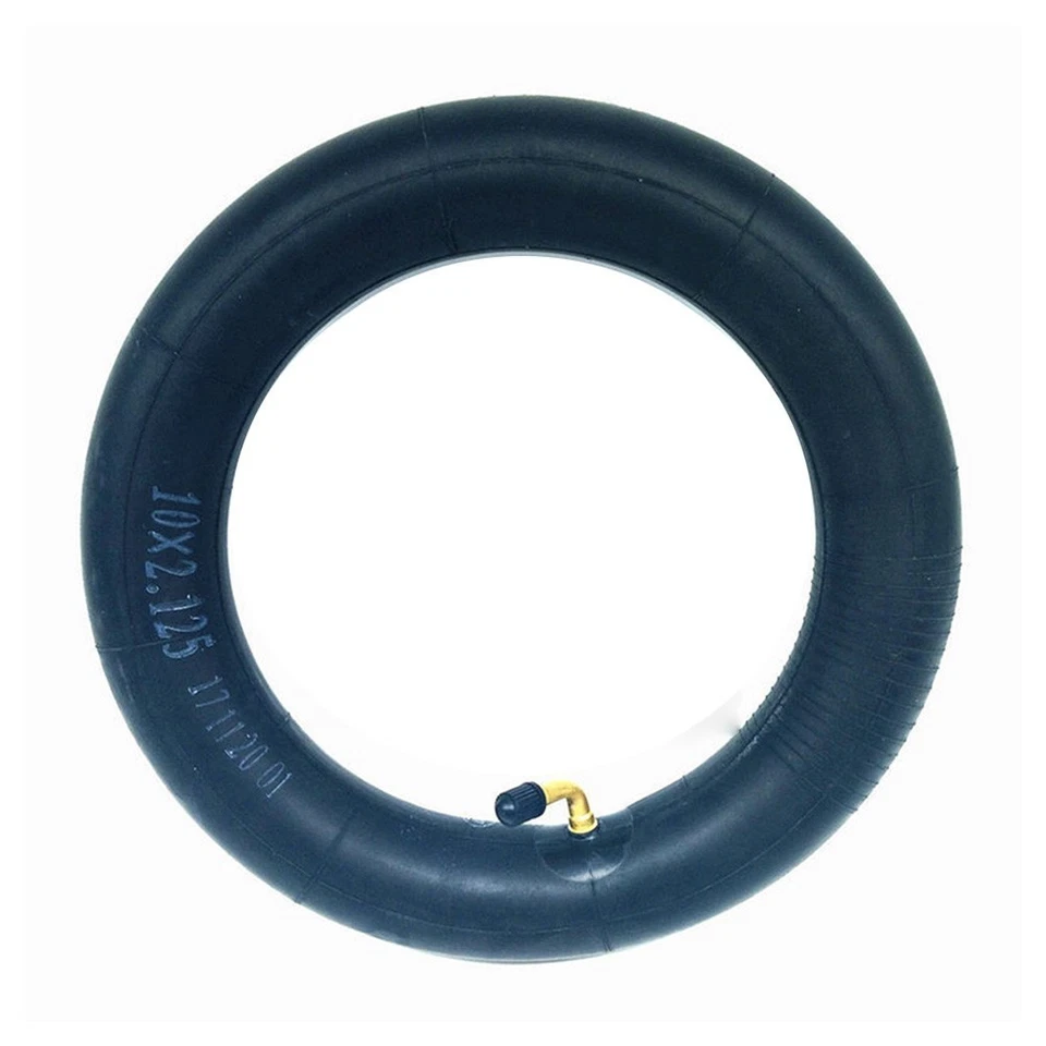 Trottinette électrique 10 pouces 10x2,125 caoutchouc tube intérieur pneu buse - Photo 2/4