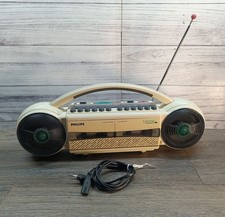 Radio vintage portatile Philips moving sound Boombox stereo portatile moving