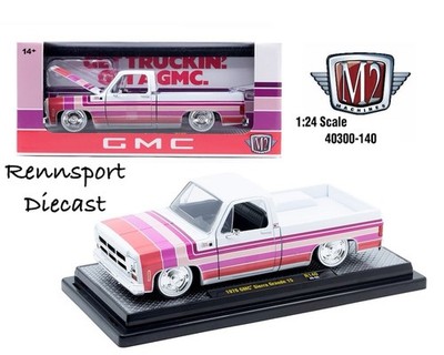 M2 Machines 1:24 1976 GMC Sierra Grande 15 – White – NEW Release
